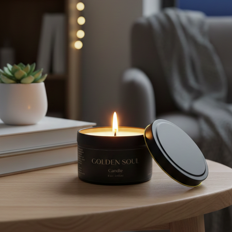 Golden Soul Candle
